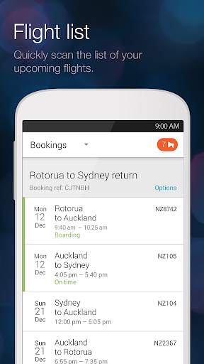 Air NZ mobile app screenshot 6