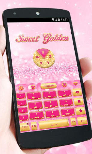 Sweet Pink  GO Keyboard  Theme स्क्रीनशॉट 2