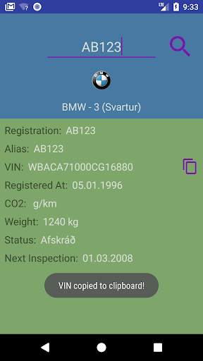 Car Info: Iceland 2020 screenshot 3