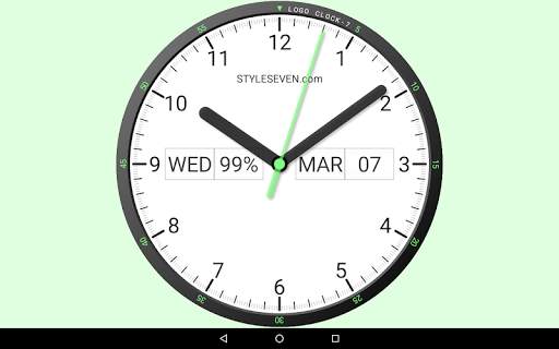 Logo Analog Clock Live Wallpaper-7 screenshot 8