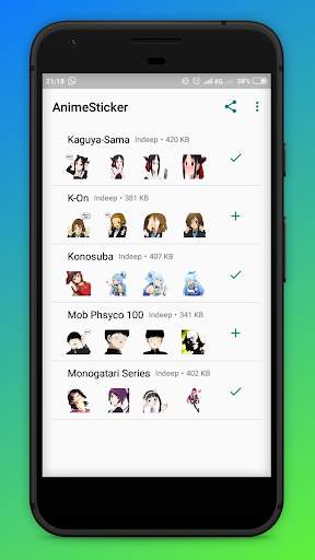 Hot Anime Stickers For Whatsapp screenshot 6