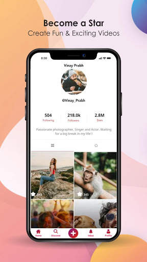 Star Tok : Short Video Creator - Made in India screenshot 3