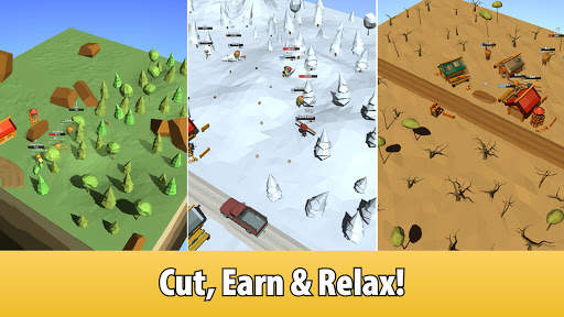 Wood Inc. - 3D Idle Lumberjack Simulator Game screenshot 1
