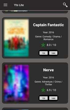 Yts Lite - Yify browser screenshot 2