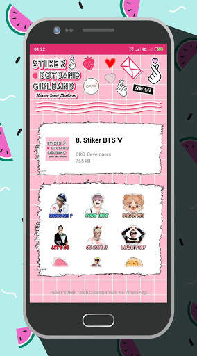 Stiker Boy Band & Girl Band Korea Imut Terbaru screenshot 6