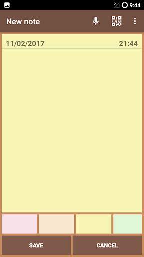 Notes app Android 5 تصوير الشاشة