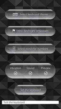 Black & White Keyboard Themes screenshot 7