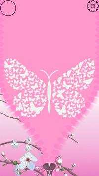 Butterfly Zipper Lock Screen screenshot 6