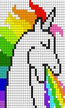 Coloring Unicorn Book Sandbox Color By Number Page screenshot 2