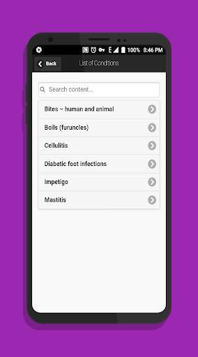 Antibiotic of common infection screenshot 5
