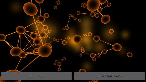 Particle Molecules 3D Live Wallpaper screenshot 14