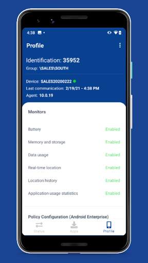 cloud4mobile - MDM Agent screenshot 7