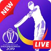 Live cricket streaming - Cricket World Cup 2019 logo