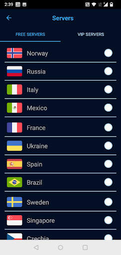 SFI VPN screenshot 3