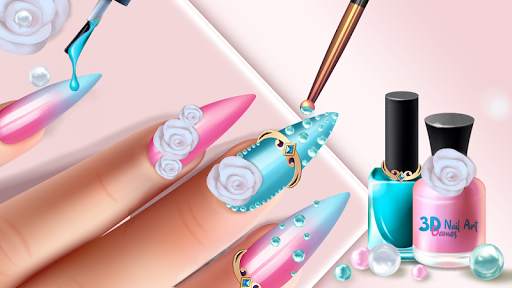 3D Nail Art Games for Girls screenshot 3