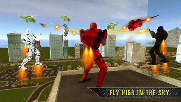 Terbang Robot Sepeda Simulator screenshot 3