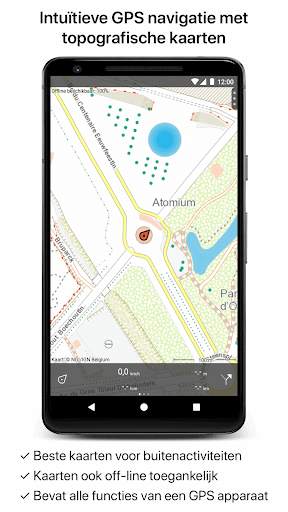 Topo GPS België screenshot 1