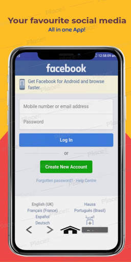 All Social networks and social media in one app. screenshot 3