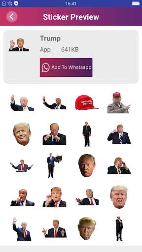 Trump Stickers For Whatsapp screenshot 2