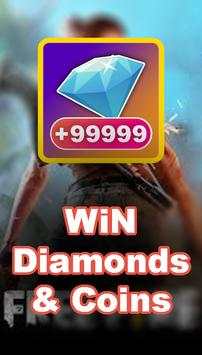 Win Free Fire Diamonds 💎 & Coins screenshot 1