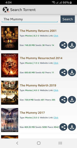 Xtreme Torrent Finder - ( Search & Download ) screenshot 10