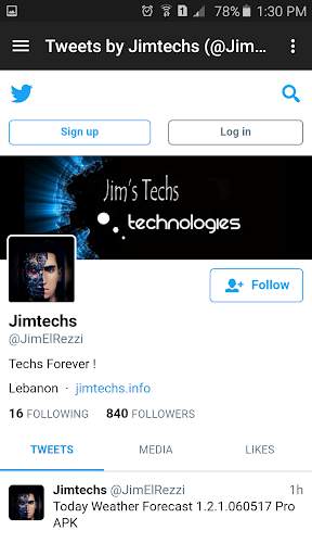 JimTechs App 5 تصوير الشاشة