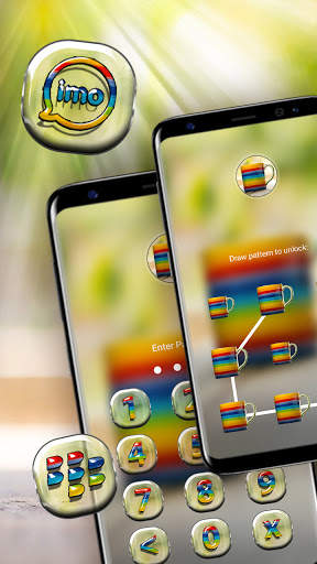 Rainbow Cup Launcher Theme screenshot 5