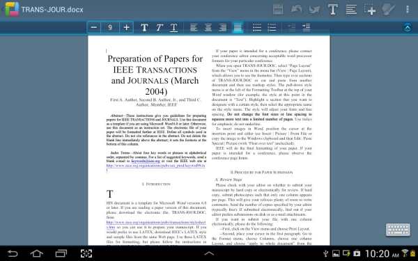 ThinkFree Mobile for Zimbra screenshot 9