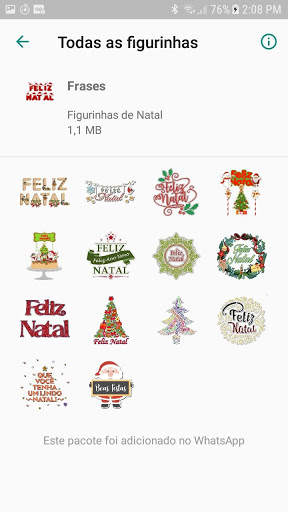 Figurinhas de Natal -   WAStickerApps screenshot 6