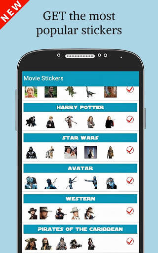Movie Stickers For WhatsApp 🎦 New WAStickerApps screenshot 6