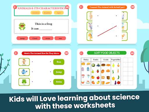 Science Learning Worksheets - Kid Super Scientist! скриншот 10