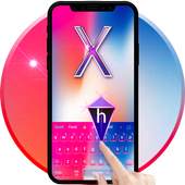 Neon Keyboard Theme for iPhone X 10001003