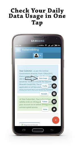 Railwire Broadband Usage screenshot 5