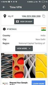 Time VPN Free VIP Network IP Change 2019 screenshot 5