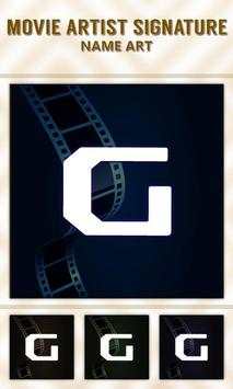 Movie Artist Signature - Name Art screenshot 1