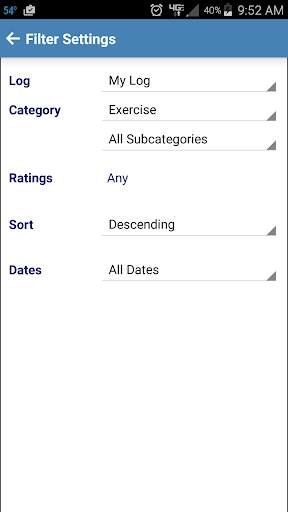 My Logs screenshot 4