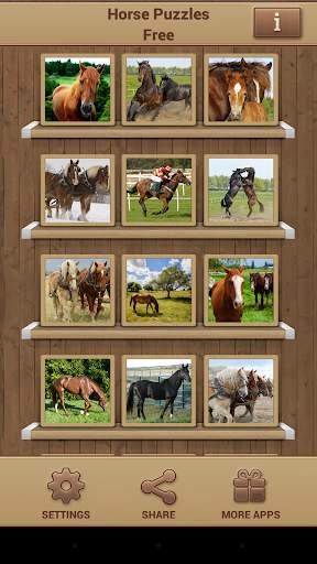Horse Puzzles Free screenshot 1