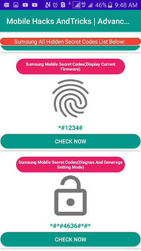 Android Tips Tricks - Secret Phone Code To Ease screenshot 4