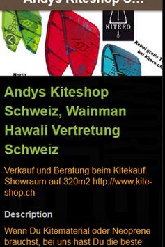 Andys Kite - Shop Schweiz screenshot 1
