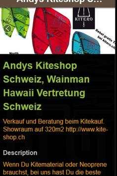 Andys Kite - Shop Schweiz screenshot 1