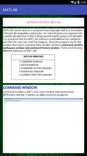 MATLAB TUTORIAL screenshot 3