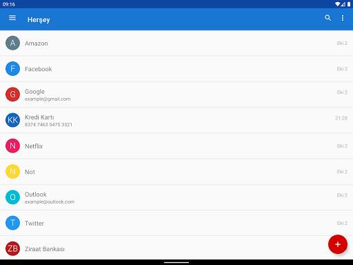 My Passwords Şifre Yöneticisi screenshot 1