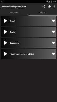 Aerosmith Ringtones Free screenshot 4