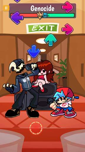 FNF Mod Music Beat Fire Battle screenshot 1