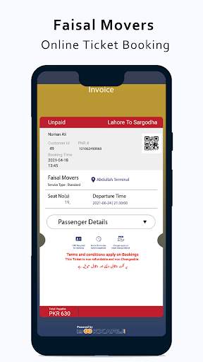 Faisal Movers Online Tickets screenshot 6