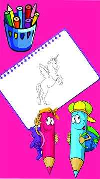 Coloring Unicorn Sandbox Color by Page Book screenshot 5