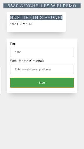 Honeywell 8680 WIFI Android demo screenshot 1