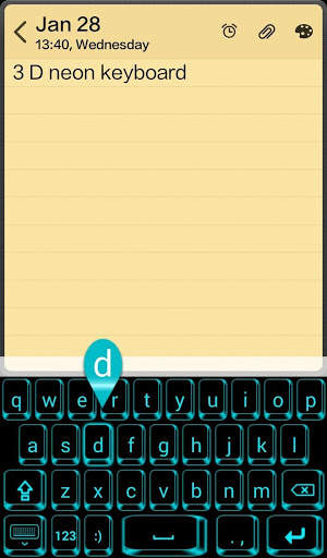 Glow Neon Keyboard screenshot 6