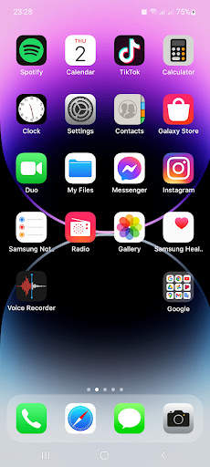 Launcher iOS 17 screenshot 1