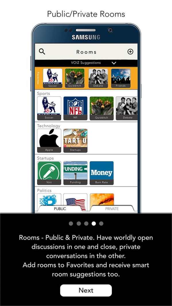 TheVoizApp - "It's time for your Voiz" скриншот 1